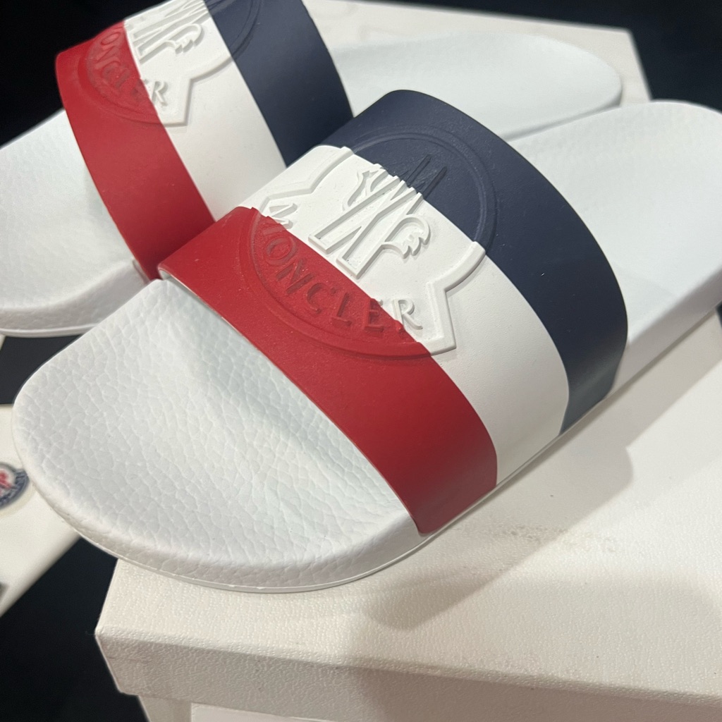 Moncler Tricolor Slide Sandals